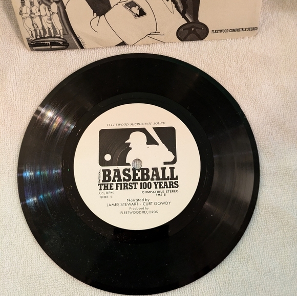 Baseball The First 100 Years Vinyl Record Pre-owned - Picture 3 of 6